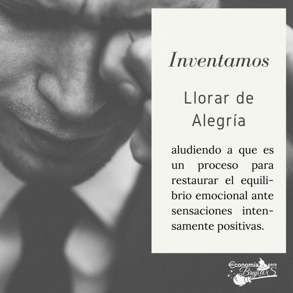 llorar de alegría implica estar triste