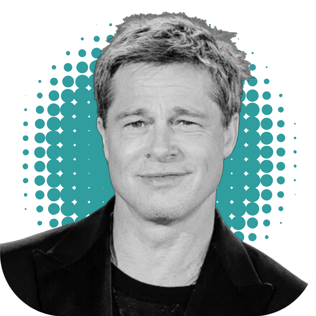 liderazgo Brad Pitt. Crisis existencial. En la cima