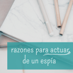 razones para actuar