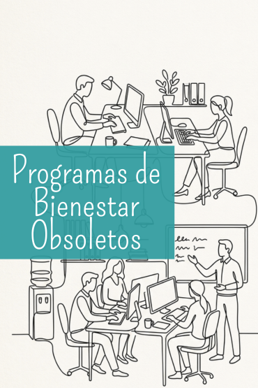 Ilustración minimalista hecha con una sola línea continua que muestra a personas trabajando en una oficina, simbolizando la fluidez, la conexión humana y el trabajo consciente dentro de una organización.